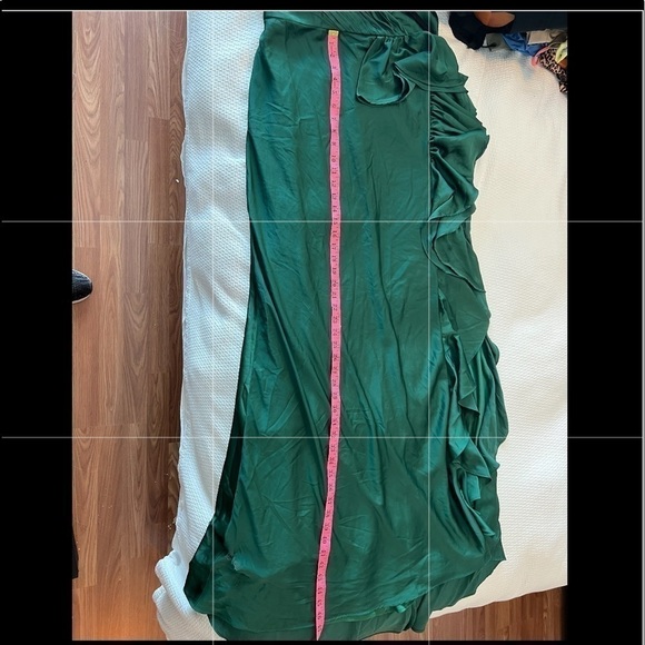 leena for Mac Duggal Satin Ruffled Gown - Picture 16 of 16